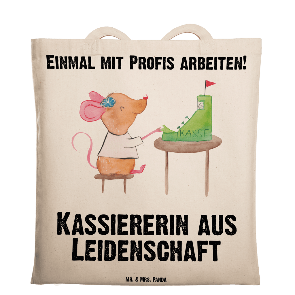 Tragetasche Kassiererin aus Leidenschaft Beuteltasche, Beutel, Einkaufstasche, Jutebeutel, Stoffbeutel, Tasche, Shopper, Umhängetasche, Strandtasche, Schultertasche, Stofftasche, Tragetasche, Badetasche, Jutetasche, Einkaufstüte, Laptoptasche, Beruf, Ausbildung, Jubiläum, Abschied, Rente, Kollege, Kollegin, Geschenk, Schenken, Arbeitskollege, Mitarbeiter, Firma, Danke, Dankeschön, Kassiererin, Kassenwartin, Mitarbeiterin Kasse