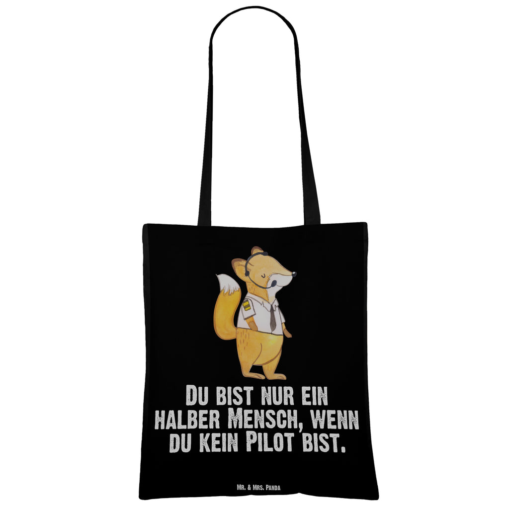 Tragetasche Pilot mit Herz Beuteltasche, Beutel, Einkaufstasche, Jutebeutel, Stoffbeutel, Tasche, Shopper, Umhängetasche, Strandtasche, Schultertasche, Stofftasche, Tragetasche, Badetasche, Jutetasche, Einkaufstüte, Laptoptasche, Beruf, Ausbildung, Jubiläum, Abschied, Rente, Kollege, Kollegin, Geschenk, Schenken, Arbeitskollege, Mitarbeiter, Firma, Danke, Dankeschön, Pilot, Flugkapitän, Cockpit, Flugzeug