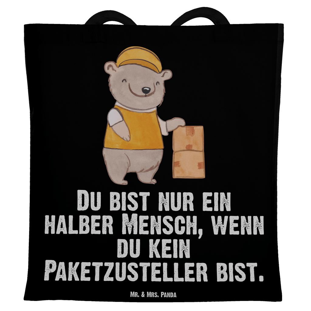 Tragetasche Paketzusteller mit Herz Beuteltasche, Beutel, Einkaufstasche, Jutebeutel, Stoffbeutel, Tasche, Shopper, Umhängetasche, Strandtasche, Schultertasche, Stofftasche, Tragetasche, Badetasche, Jutetasche, Einkaufstüte, Laptoptasche, Beruf, Ausbildung, Jubiläum, Abschied, Rente, Kollege, Kollegin, Geschenk, Schenken, Arbeitskollege, Mitarbeiter, Firma, Danke, Dankeschön, Paketzusteller, Paketbote, Zustellservice Pakete