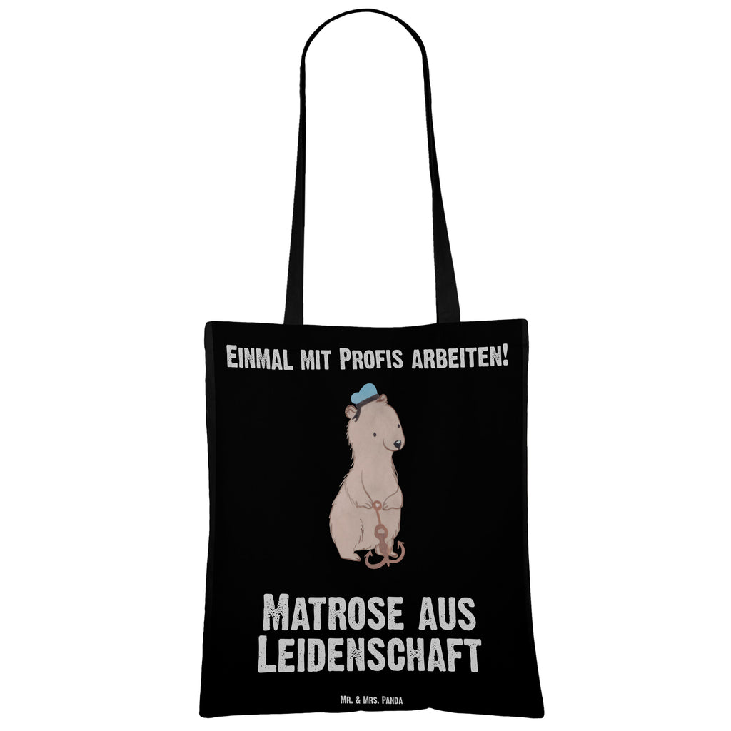 Tragetasche Matrose aus Leidenschaft Beuteltasche, Beutel, Einkaufstasche, Jutebeutel, Stoffbeutel, Tasche, Shopper, Umhängetasche, Strandtasche, Schultertasche, Stofftasche, Tragetasche, Badetasche, Jutetasche, Einkaufstüte, Laptoptasche, Beruf, Ausbildung, Jubiläum, Abschied, Rente, Kollege, Kollegin, Geschenk, Schenken, Arbeitskollege, Mitarbeiter, Firma, Danke, Dankeschön, Matrose, Seemann, Seeleute, Schiff, Schiffsmechaniker