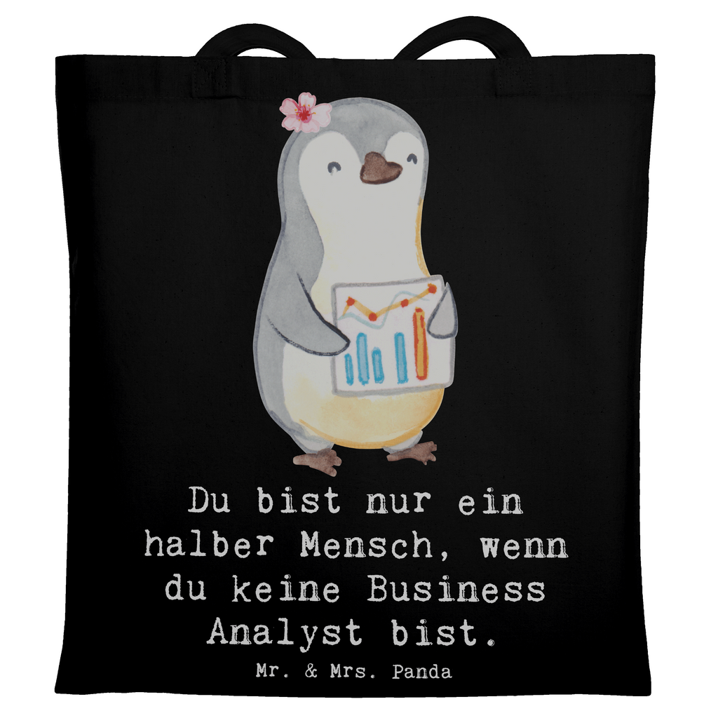 Tragetasche Business Analyst mit Herz Beuteltasche, Beutel, Einkaufstasche, Jutebeutel, Stoffbeutel, Tasche, Shopper, Umhängetasche, Strandtasche, Schultertasche, Stofftasche, Tragetasche, Badetasche, Jutetasche, Einkaufstüte, Laptoptasche, Beruf, Ausbildung, Jubiläum, Abschied, Rente, Kollege, Kollegin, Geschenk, Schenken, Arbeitskollege, Mitarbeiter, Firma, Danke, Dankeschön