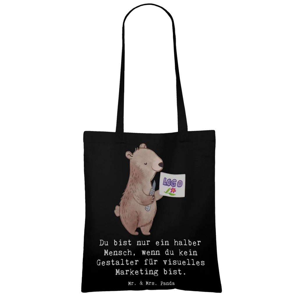 Tragetasche Gestalter für visuelles Marketing Herz Beuteltasche, Beutel, Einkaufstasche, Jutebeutel, Stoffbeutel, Tasche, Shopper, Umhängetasche, Strandtasche, Schultertasche, Stofftasche, Tragetasche, Badetasche, Jutetasche, Einkaufstüte, Laptoptasche, Beruf, Ausbildung, Jubiläum, Abschied, Rente, Kollege, Kollegin, Geschenk, Schenken, Arbeitskollege, Mitarbeiter, Firma, Danke, Dankeschön