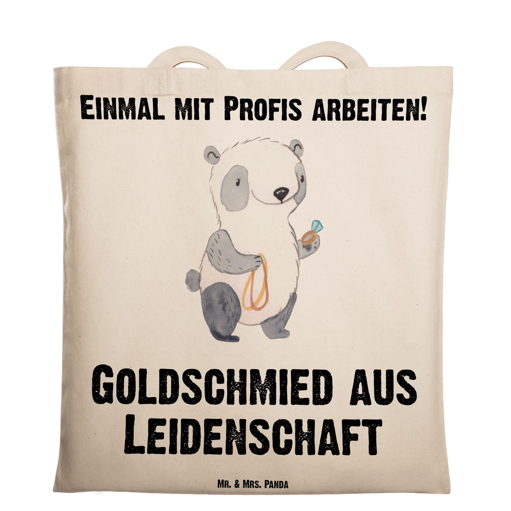 Tragetasche Goldschmied aus Leidenschaft Beuteltasche, Beutel, Einkaufstasche, Jutebeutel, Stoffbeutel, Tasche, Shopper, Umhängetasche, Strandtasche, Schultertasche, Stofftasche, Tragetasche, Badetasche, Jutetasche, Einkaufstüte, Laptoptasche, Beruf, Ausbildung, Jubiläum, Abschied, Rente, Kollege, Kollegin, Geschenk, Schenken, Arbeitskollege, Mitarbeiter, Firma, Danke, Dankeschön, Juwelier, Goldschmied, Schmied, Schmuckwarenhändler, Schmuckgeschäft, Eröffnung