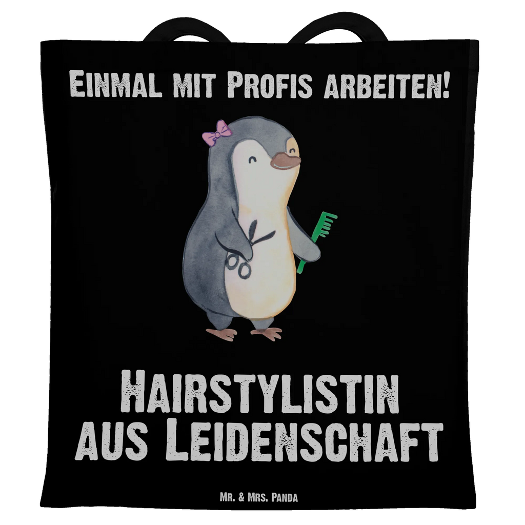 Tragetasche Hairstylistin aus Leidenschaft Beuteltasche, Beutel, Einkaufstasche, Jutebeutel, Stoffbeutel, Tasche, Shopper, Umhängetasche, Strandtasche, Schultertasche, Stofftasche, Tragetasche, Badetasche, Jutetasche, Einkaufstüte, Laptoptasche, Beruf, Ausbildung, Jubiläum, Abschied, Rente, Kollege, Kollegin, Geschenk, Schenken, Arbeitskollege, Mitarbeiter, Firma, Danke, Dankeschön, Frisörin, Haarstylistin, Hairstylistin, Friseursalon