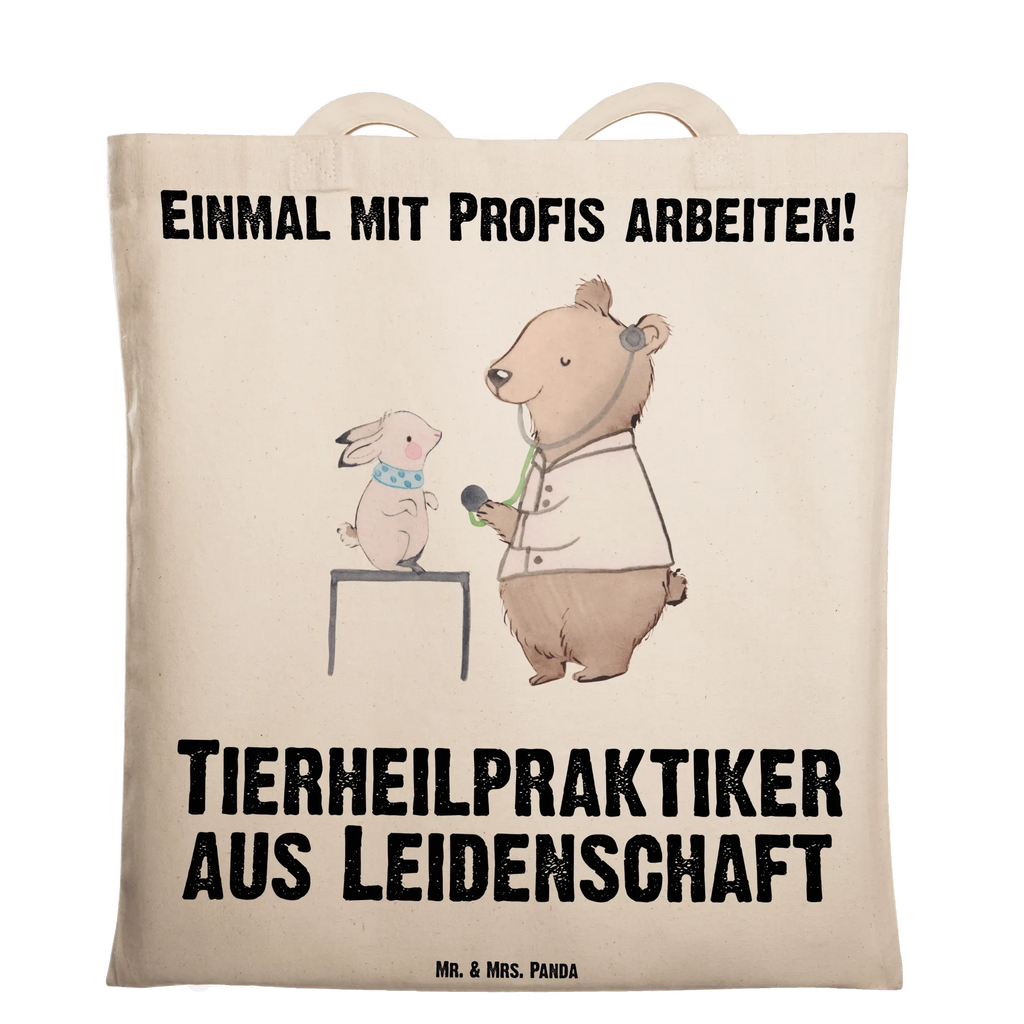 Tragetasche Tierheilpraktiker aus Leidenschaft Beuteltasche, Beutel, Einkaufstasche, Jutebeutel, Stoffbeutel, Tasche, Shopper, Umhängetasche, Strandtasche, Schultertasche, Stofftasche, Tragetasche, Badetasche, Jutetasche, Einkaufstüte, Laptoptasche, Beruf, Ausbildung, Jubiläum, Abschied, Rente, Kollege, Kollegin, Geschenk, Schenken, Arbeitskollege, Mitarbeiter, Firma, Danke, Dankeschön