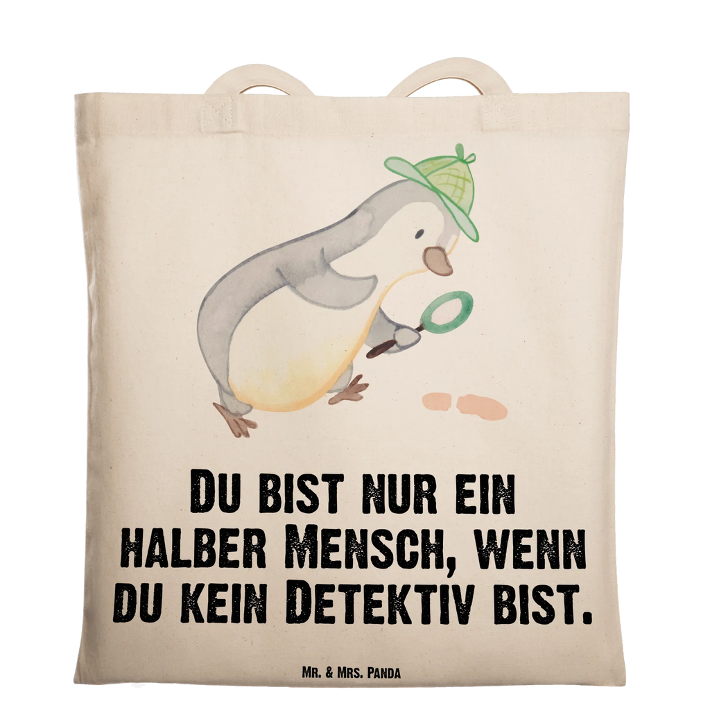 Tragetasche Detektiv mit Herz Beuteltasche, Beutel, Einkaufstasche, Jutebeutel, Stoffbeutel, Tasche, Shopper, Umhängetasche, Strandtasche, Schultertasche, Stofftasche, Tragetasche, Badetasche, Jutetasche, Einkaufstüte, Laptoptasche, Beruf, Ausbildung, Jubiläum, Abschied, Rente, Kollege, Kollegin, Geschenk, Schenken, Arbeitskollege, Mitarbeiter, Firma, Danke, Dankeschön, Detektiv, Ermittler, Agent, Privatdetektei, Berufsdetektiv, Wirtschaftsdetektei, Detektivausbildung, Spurensuche