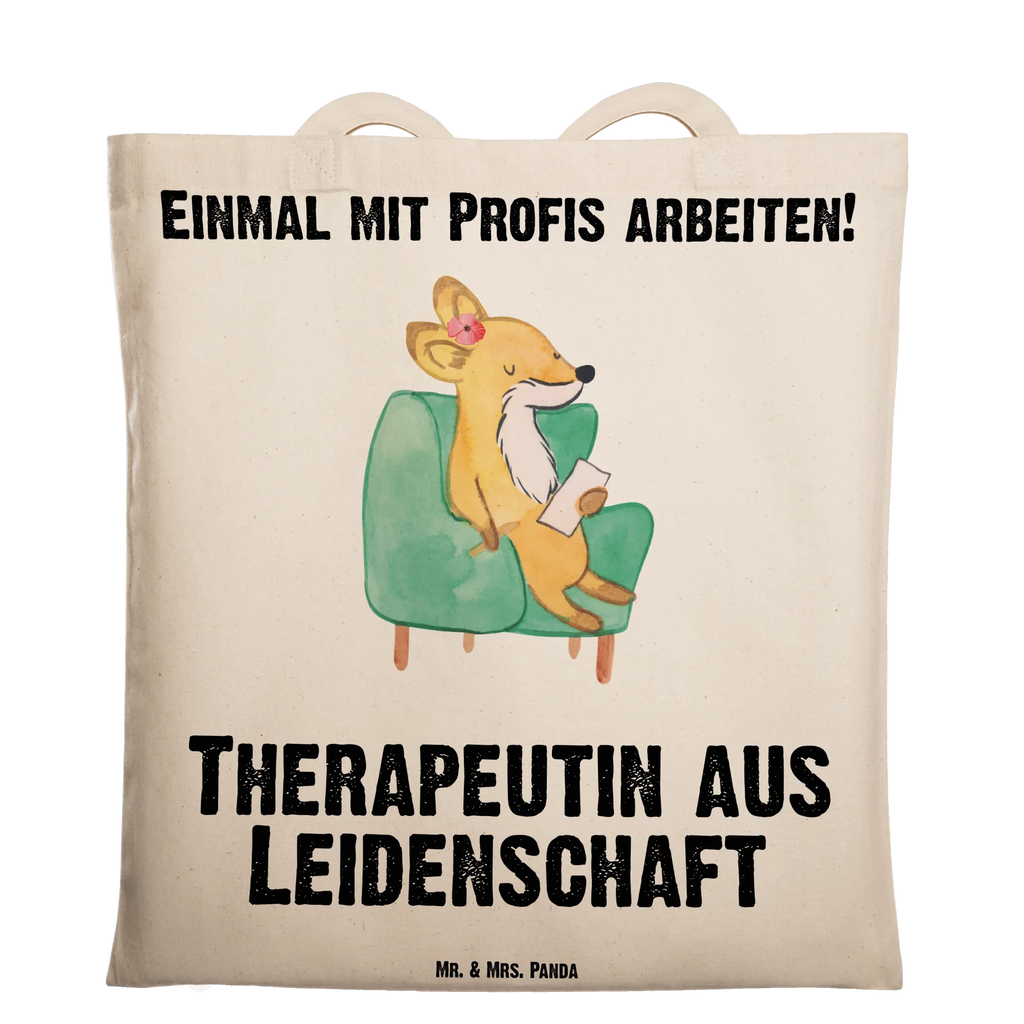 Tragetasche Therapeutin aus Leidenschaft Beuteltasche, Beutel, Einkaufstasche, Jutebeutel, Stoffbeutel, Tasche, Shopper, Umhängetasche, Strandtasche, Schultertasche, Stofftasche, Tragetasche, Badetasche, Jutetasche, Einkaufstüte, Laptoptasche, Beruf, Ausbildung, Jubiläum, Abschied, Rente, Kollege, Kollegin, Geschenk, Schenken, Arbeitskollege, Mitarbeiter, Firma, Danke, Dankeschön