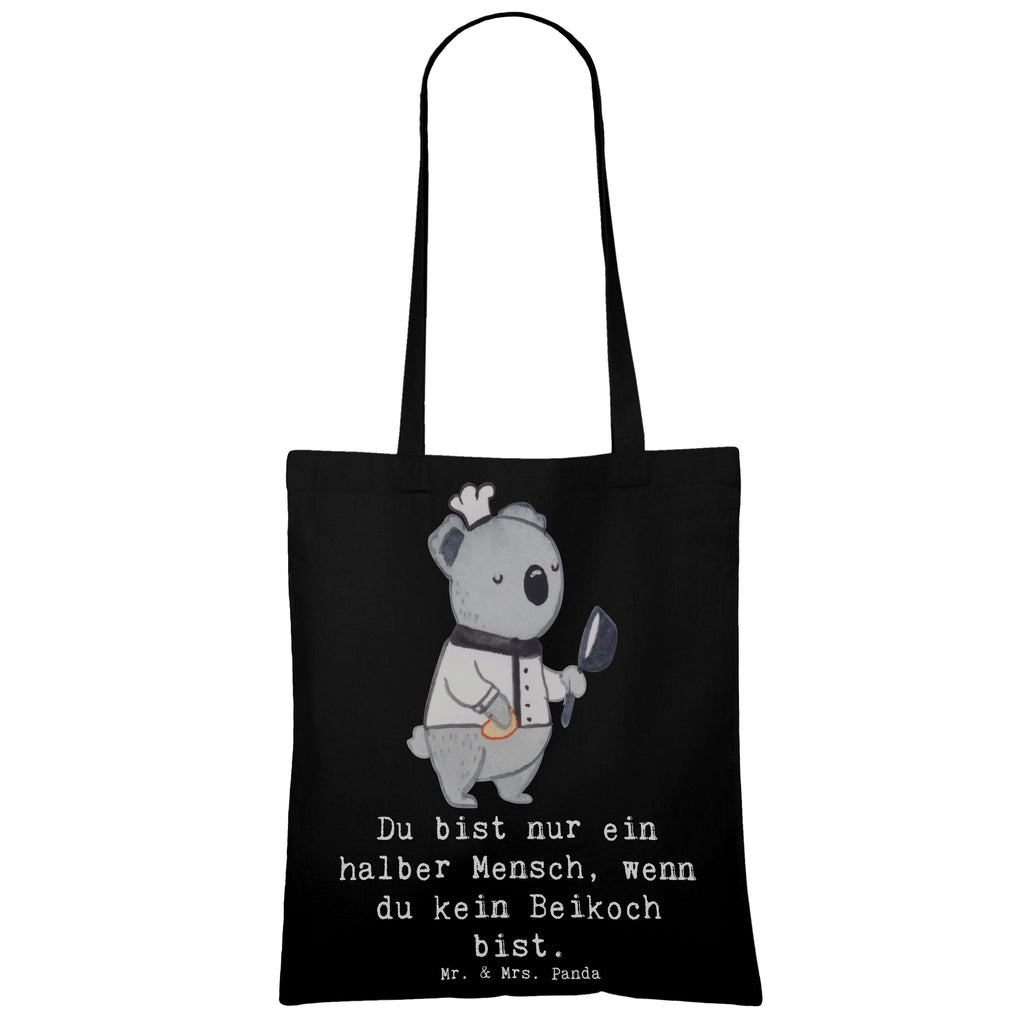 Tragetasche Beikoch mit Herz Beuteltasche, Beutel, Einkaufstasche, Jutebeutel, Stoffbeutel, Tasche, Shopper, Umhängetasche, Strandtasche, Schultertasche, Stofftasche, Tragetasche, Badetasche, Jutetasche, Einkaufstüte, Laptoptasche, Beruf, Ausbildung, Jubiläum, Abschied, Rente, Kollege, Kollegin, Geschenk, Schenken, Arbeitskollege, Mitarbeiter, Firma, Danke, Dankeschön, Beikoch, Spülhilfe, Hilfskoch, Jungkoch, Küchenhilfe, Gastronomie, Restaurant, Koch