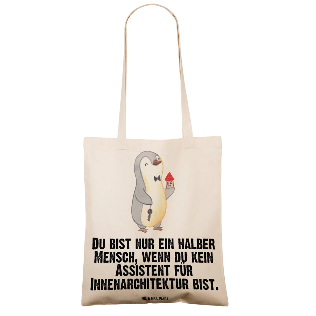 Tragetasche Assistent für Innenarchitektur mit Herz Beuteltasche, Beutel, Einkaufstasche, Jutebeutel, Stoffbeutel, Tasche, Shopper, Umhängetasche, Strandtasche, Schultertasche, Stofftasche, Tragetasche, Badetasche, Jutetasche, Einkaufstüte, Laptoptasche, Beruf, Ausbildung, Jubiläum, Abschied, Rente, Kollege, Kollegin, Geschenk, Schenken, Arbeitskollege, Mitarbeiter, Firma, Danke, Dankeschön