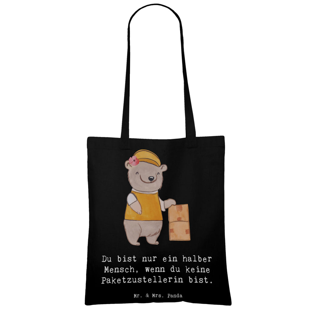 Tragetasche Paketzustellerin mit Herz Beuteltasche, Beutel, Einkaufstasche, Jutebeutel, Stoffbeutel, Tasche, Shopper, Umhängetasche, Strandtasche, Schultertasche, Stofftasche, Tragetasche, Badetasche, Jutetasche, Einkaufstüte, Laptoptasche, Beruf, Ausbildung, Jubiläum, Abschied, Rente, Kollege, Kollegin, Geschenk, Schenken, Arbeitskollege, Mitarbeiter, Firma, Danke, Dankeschön, Paketzustellerin, Paketbotin, Zustellservice Pakete