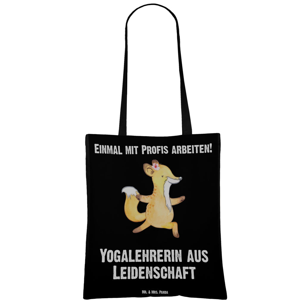 Tragetasche Yogalehrerin aus Leidenschaft Beuteltasche, Beutel, Einkaufstasche, Jutebeutel, Stoffbeutel, Tasche, Shopper, Umhängetasche, Strandtasche, Schultertasche, Stofftasche, Tragetasche, Badetasche, Jutetasche, Einkaufstüte, Laptoptasche, Beruf, Ausbildung, Jubiläum, Abschied, Rente, Kollege, Kollegin, Geschenk, Schenken, Arbeitskollege, Mitarbeiter, Firma, Danke, Dankeschön