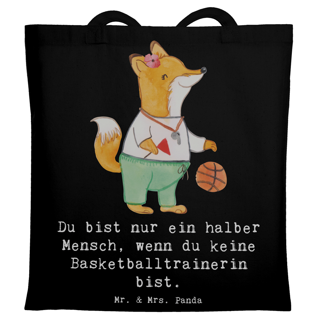 Tragetasche Basketballtrainerin mit Herz Beuteltasche, Beutel, Einkaufstasche, Jutebeutel, Stoffbeutel, Tasche, Shopper, Umhängetasche, Strandtasche, Schultertasche, Stofftasche, Tragetasche, Badetasche, Jutetasche, Einkaufstüte, Laptoptasche, Beruf, Ausbildung, Jubiläum, Abschied, Rente, Kollege, Kollegin, Geschenk, Schenken, Arbeitskollege, Mitarbeiter, Firma, Danke, Dankeschön, Basketballtrainerin, Basketball, Sport, Ballsport, Basketballcoach, Basketballerin, Verein