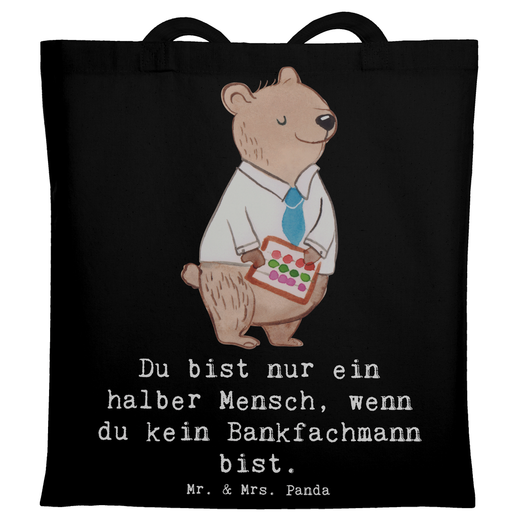 Tragetasche Bankfachmann mit Herz Beuteltasche, Beutel, Einkaufstasche, Jutebeutel, Stoffbeutel, Tasche, Shopper, Umhängetasche, Strandtasche, Schultertasche, Stofftasche, Tragetasche, Badetasche, Jutetasche, Einkaufstüte, Laptoptasche, Beruf, Ausbildung, Jubiläum, Abschied, Rente, Kollege, Kollegin, Geschenk, Schenken, Arbeitskollege, Mitarbeiter, Firma, Danke, Dankeschön, Bankfachmann, Bankangestellter, Bänker, Bankberater