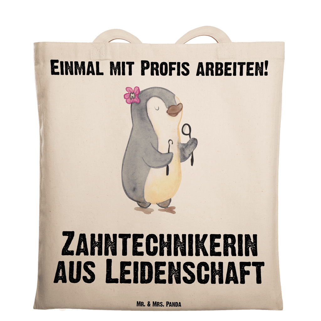 Tragetasche Zahntechnikerin aus Leidenschaft Beuteltasche, Beutel, Einkaufstasche, Jutebeutel, Stoffbeutel, Tasche, Shopper, Umhängetasche, Strandtasche, Schultertasche, Stofftasche, Tragetasche, Badetasche, Jutetasche, Einkaufstüte, Laptoptasche, Beruf, Ausbildung, Jubiläum, Abschied, Rente, Kollege, Kollegin, Geschenk, Schenken, Arbeitskollege, Mitarbeiter, Firma, Danke, Dankeschön