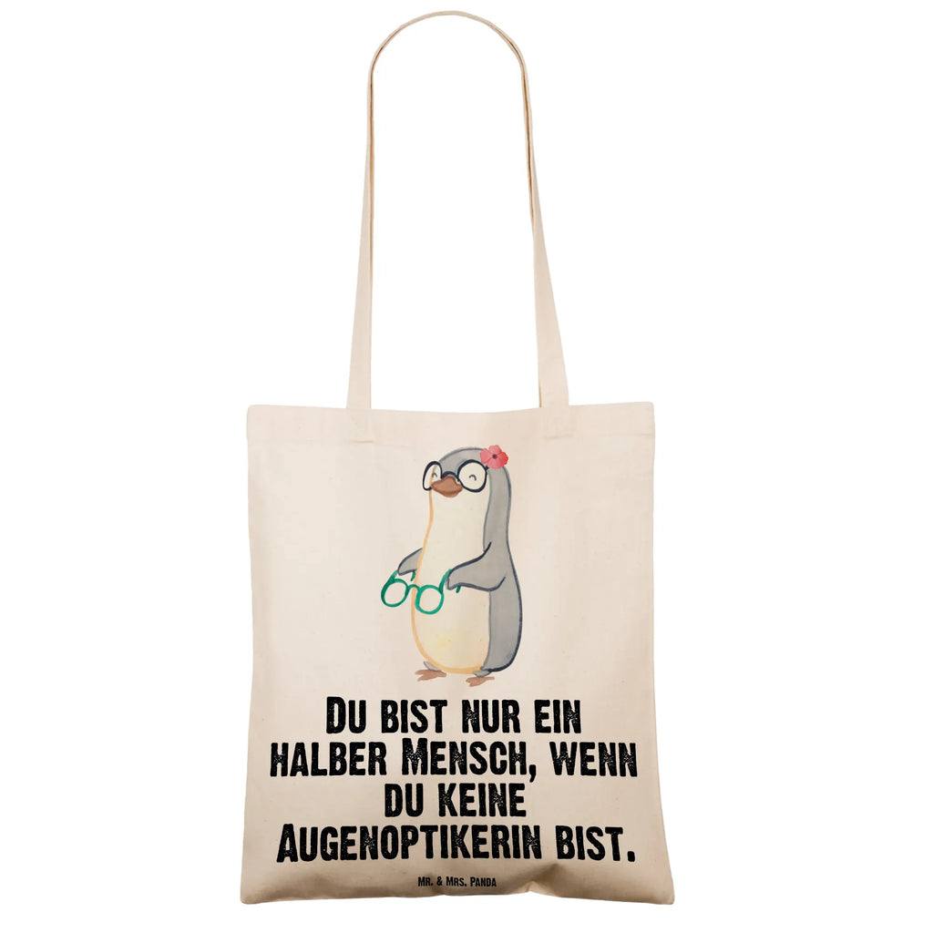 Tragetasche Augenoptikerin mit Herz Beuteltasche, Beutel, Einkaufstasche, Jutebeutel, Stoffbeutel, Tasche, Shopper, Umhängetasche, Strandtasche, Schultertasche, Stofftasche, Tragetasche, Badetasche, Jutetasche, Einkaufstüte, Laptoptasche, Beruf, Ausbildung, Jubiläum, Abschied, Rente, Kollege, Kollegin, Geschenk, Schenken, Arbeitskollege, Mitarbeiter, Firma, Danke, Dankeschön, Augenoptikerin, Optikerin, Augenärztin, Optometristin, Brillenverkäuferin, Brillengeschäft, Eröffnung