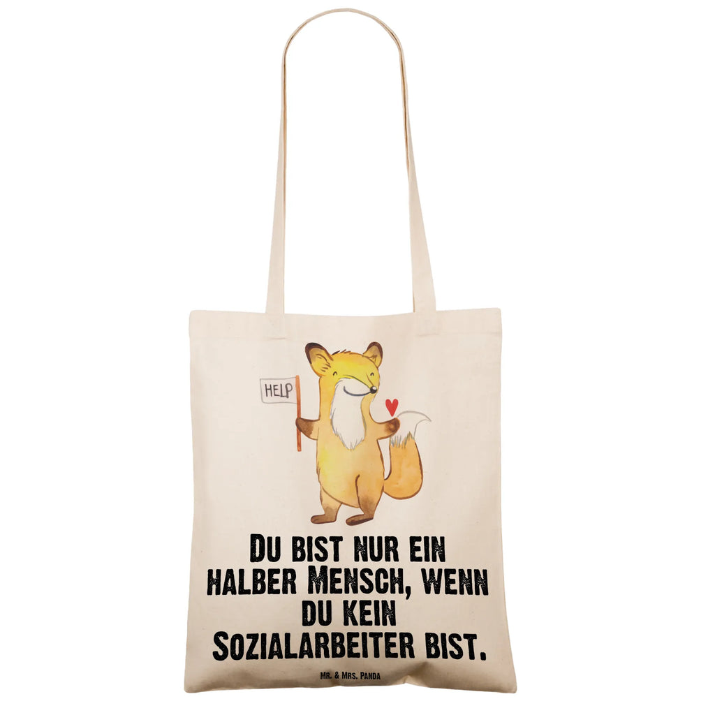 Tragetasche Sozialarbeiter mit Herz Beuteltasche, Beutel, Einkaufstasche, Jutebeutel, Stoffbeutel, Tasche, Shopper, Umhängetasche, Strandtasche, Schultertasche, Stofftasche, Tragetasche, Badetasche, Jutetasche, Einkaufstüte, Laptoptasche, Beruf, Ausbildung, Jubiläum, Abschied, Rente, Kollege, Kollegin, Geschenk, Schenken, Arbeitskollege, Mitarbeiter, Firma, Danke, Dankeschön