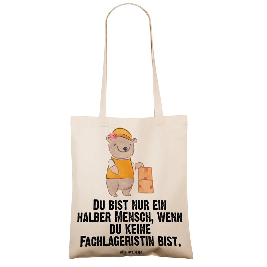 Tragetasche Fachlageristin mit Herz Beuteltasche, Beutel, Einkaufstasche, Jutebeutel, Stoffbeutel, Tasche, Shopper, Umhängetasche, Strandtasche, Schultertasche, Stofftasche, Tragetasche, Badetasche, Jutetasche, Einkaufstüte, Laptoptasche, Beruf, Ausbildung, Jubiläum, Abschied, Rente, Kollege, Kollegin, Geschenk, Schenken, Arbeitskollege, Mitarbeiter, Firma, Danke, Dankeschön, Lagerarbeiterin, Fachlageristin, Lageristin, Lagerverwalterin