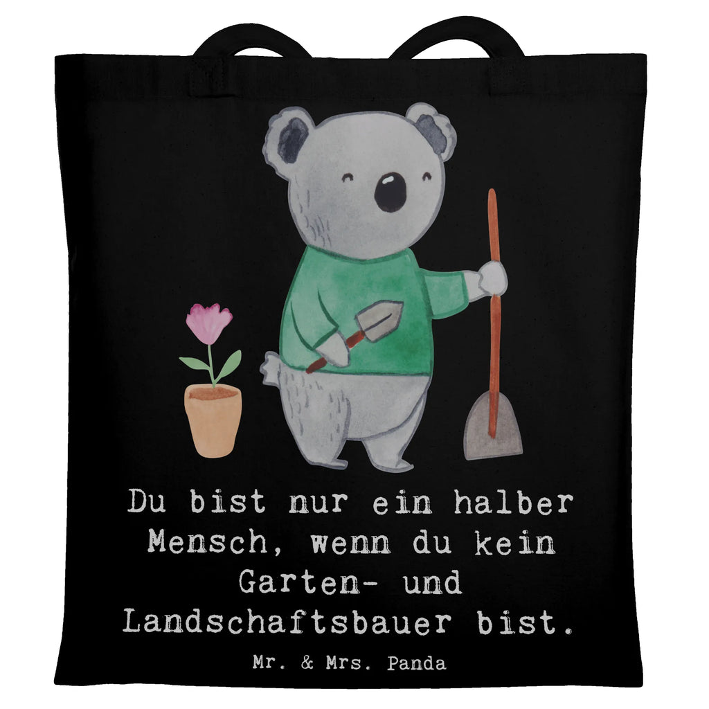 Tragetasche Garten- und Landschaftsbauer mit Herz Beuteltasche, Beutel, Einkaufstasche, Jutebeutel, Stoffbeutel, Tasche, Shopper, Umhängetasche, Strandtasche, Schultertasche, Stofftasche, Tragetasche, Badetasche, Jutetasche, Einkaufstüte, Laptoptasche, Beruf, Ausbildung, Jubiläum, Abschied, Rente, Kollege, Kollegin, Geschenk, Schenken, Arbeitskollege, Mitarbeiter, Firma, Danke, Dankeschön, Gärtner, Gartenplaner, Gärtnerei, Gartenbau, Hobbygärtner, Garten- und Landschaftsbauer