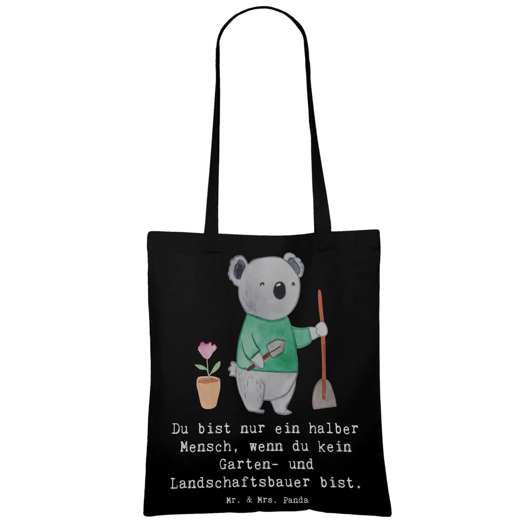 Tragetasche Garten- und Landschaftsbauer mit Herz Beuteltasche, Beutel, Einkaufstasche, Jutebeutel, Stoffbeutel, Tasche, Shopper, Umhängetasche, Strandtasche, Schultertasche, Stofftasche, Tragetasche, Badetasche, Jutetasche, Einkaufstüte, Laptoptasche, Beruf, Ausbildung, Jubiläum, Abschied, Rente, Kollege, Kollegin, Geschenk, Schenken, Arbeitskollege, Mitarbeiter, Firma, Danke, Dankeschön, Gärtner, Gartenplaner, Gärtnerei, Gartenbau, Hobbygärtner, Garten- und Landschaftsbauer