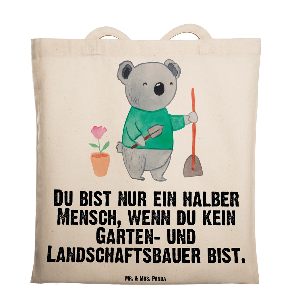 Tragetasche Garten- und Landschaftsbauer mit Herz Beuteltasche, Beutel, Einkaufstasche, Jutebeutel, Stoffbeutel, Tasche, Shopper, Umhängetasche, Strandtasche, Schultertasche, Stofftasche, Tragetasche, Badetasche, Jutetasche, Einkaufstüte, Laptoptasche, Beruf, Ausbildung, Jubiläum, Abschied, Rente, Kollege, Kollegin, Geschenk, Schenken, Arbeitskollege, Mitarbeiter, Firma, Danke, Dankeschön, Gärtner, Gartenplaner, Gärtnerei, Gartenbau, Hobbygärtner, Garten- und Landschaftsbauer