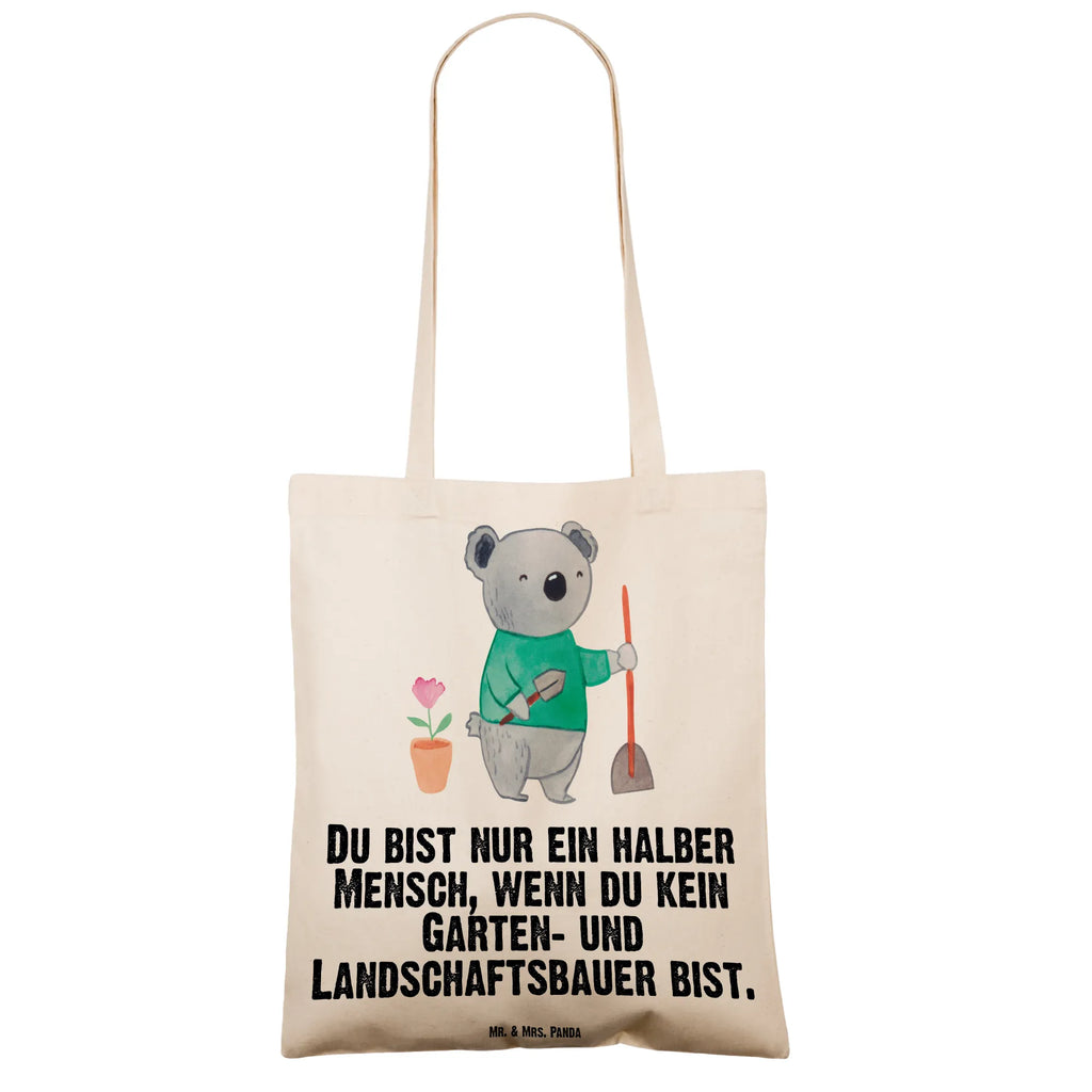 Tragetasche Garten- und Landschaftsbauer mit Herz Beuteltasche, Beutel, Einkaufstasche, Jutebeutel, Stoffbeutel, Tasche, Shopper, Umhängetasche, Strandtasche, Schultertasche, Stofftasche, Tragetasche, Badetasche, Jutetasche, Einkaufstüte, Laptoptasche, Beruf, Ausbildung, Jubiläum, Abschied, Rente, Kollege, Kollegin, Geschenk, Schenken, Arbeitskollege, Mitarbeiter, Firma, Danke, Dankeschön, Gärtner, Gartenplaner, Gärtnerei, Gartenbau, Hobbygärtner, Garten- und Landschaftsbauer