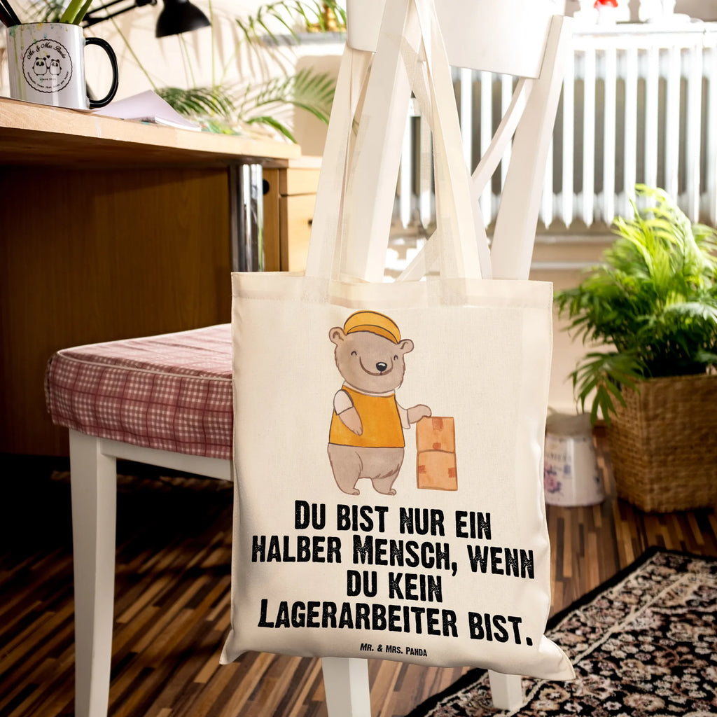 Tragetasche Lagerarbeiter mit Herz Beuteltasche, Beutel, Einkaufstasche, Jutebeutel, Stoffbeutel, Tasche, Shopper, Umhängetasche, Strandtasche, Schultertasche, Stofftasche, Tragetasche, Badetasche, Jutetasche, Einkaufstüte, Laptoptasche, Beruf, Ausbildung, Jubiläum, Abschied, Rente, Kollege, Kollegin, Geschenk, Schenken, Arbeitskollege, Mitarbeiter, Firma, Danke, Dankeschön, Lagerarbeiter, Fachlagerist, Lagerist, Lagerverwalter