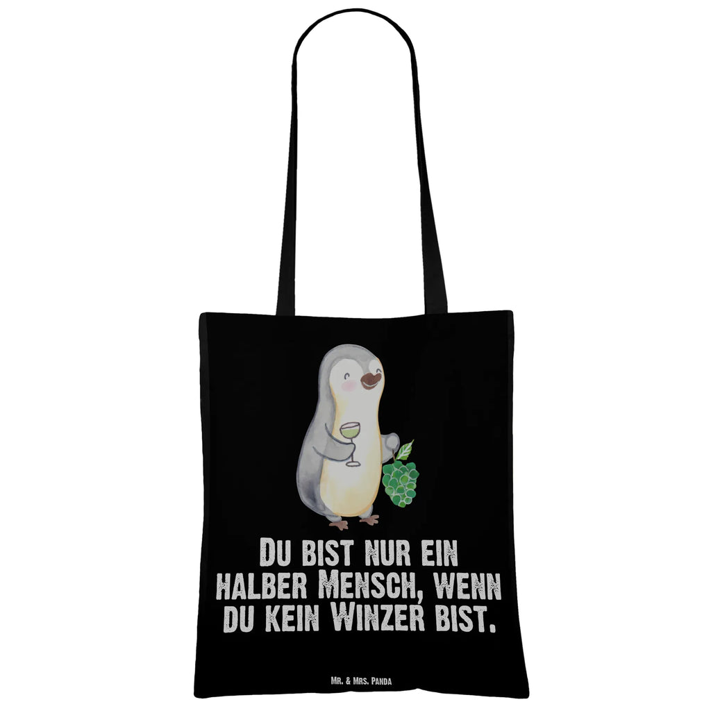 Tragetasche Winzer mit Herz Beuteltasche, Beutel, Einkaufstasche, Jutebeutel, Stoffbeutel, Tasche, Shopper, Umhängetasche, Strandtasche, Schultertasche, Stofftasche, Tragetasche, Badetasche, Jutetasche, Einkaufstüte, Laptoptasche, Beruf, Ausbildung, Jubiläum, Abschied, Rente, Kollege, Kollegin, Geschenk, Schenken, Arbeitskollege, Mitarbeiter, Firma, Danke, Dankeschön