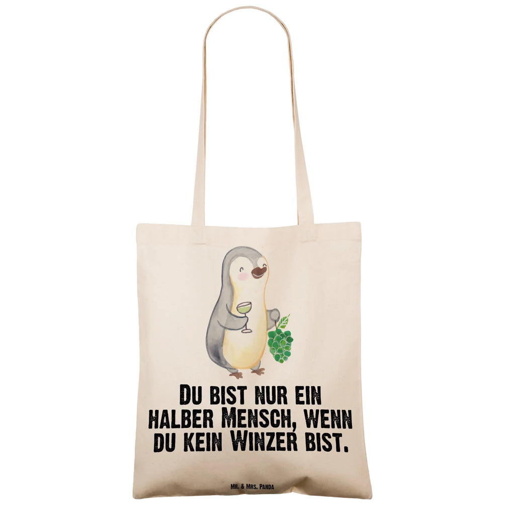 Tragetasche Winzer mit Herz Beuteltasche, Beutel, Einkaufstasche, Jutebeutel, Stoffbeutel, Tasche, Shopper, Umhängetasche, Strandtasche, Schultertasche, Stofftasche, Tragetasche, Badetasche, Jutetasche, Einkaufstüte, Laptoptasche, Beruf, Ausbildung, Jubiläum, Abschied, Rente, Kollege, Kollegin, Geschenk, Schenken, Arbeitskollege, Mitarbeiter, Firma, Danke, Dankeschön