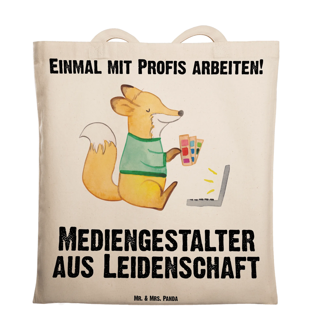 Tragetasche Mediengestalter aus Leidenschaft Beuteltasche, Beutel, Einkaufstasche, Jutebeutel, Stoffbeutel, Tasche, Shopper, Umhängetasche, Strandtasche, Schultertasche, Stofftasche, Tragetasche, Badetasche, Jutetasche, Einkaufstüte, Laptoptasche, Beruf, Ausbildung, Jubiläum, Abschied, Rente, Kollege, Kollegin, Geschenk, Schenken, Arbeitskollege, Mitarbeiter, Firma, Danke, Dankeschön, Grafiker, Designer, Mediengestalter, Grafikdesigner