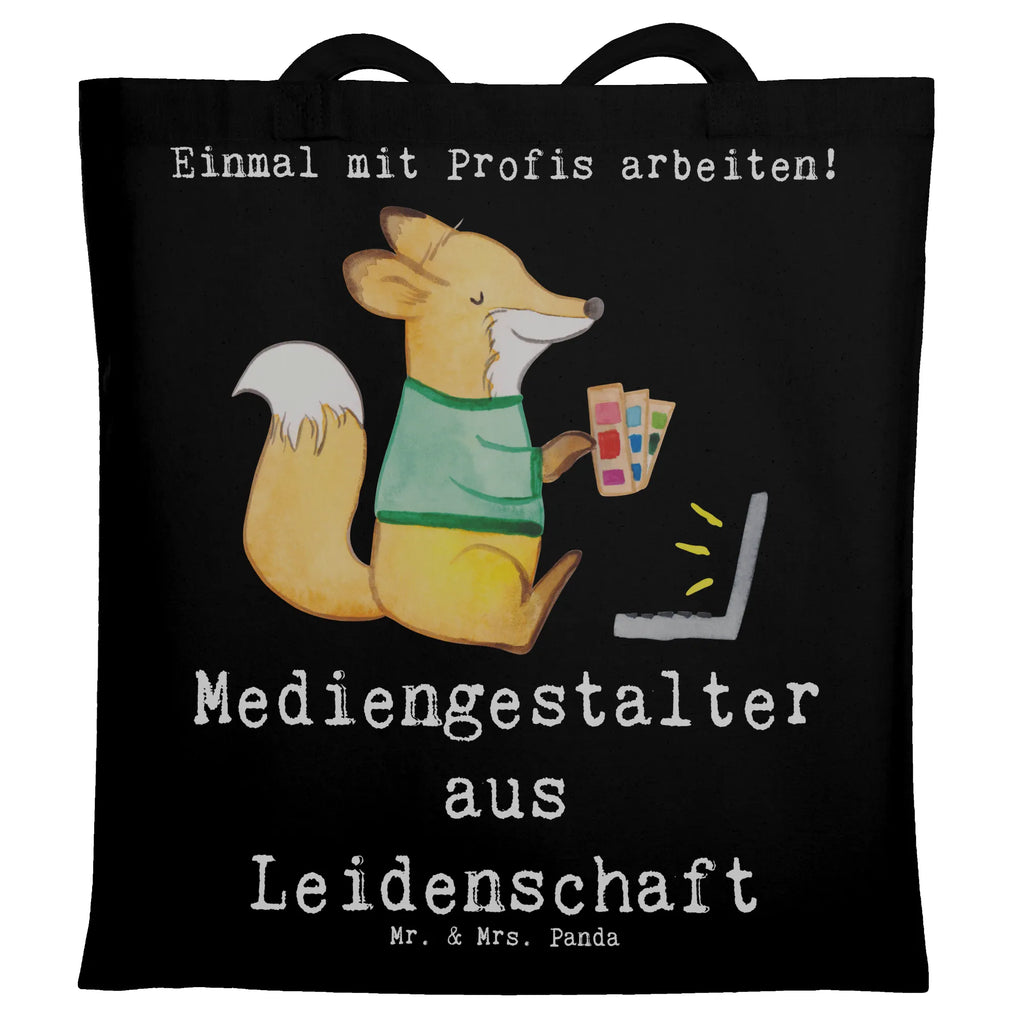 Tragetasche Mediengestalter aus Leidenschaft Beuteltasche, Beutel, Einkaufstasche, Jutebeutel, Stoffbeutel, Tasche, Shopper, Umhängetasche, Strandtasche, Schultertasche, Stofftasche, Tragetasche, Badetasche, Jutetasche, Einkaufstüte, Laptoptasche, Beruf, Ausbildung, Jubiläum, Abschied, Rente, Kollege, Kollegin, Geschenk, Schenken, Arbeitskollege, Mitarbeiter, Firma, Danke, Dankeschön, Grafiker, Designer, Mediengestalter, Grafikdesigner