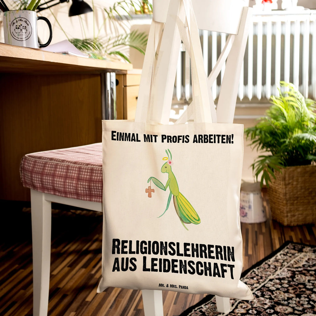 Tragetasche Religionslehrerin aus Leidenschaft Beuteltasche, Beutel, Einkaufstasche, Jutebeutel, Stoffbeutel, Tasche, Shopper, Umhängetasche, Strandtasche, Schultertasche, Stofftasche, Tragetasche, Badetasche, Jutetasche, Einkaufstüte, Laptoptasche, Beruf, Ausbildung, Jubiläum, Abschied, Rente, Kollege, Kollegin, Geschenk, Schenken, Arbeitskollege, Mitarbeiter, Firma, Danke, Dankeschön, Religionslehrerin, Reli Lehrerin, Schule, Grundschule