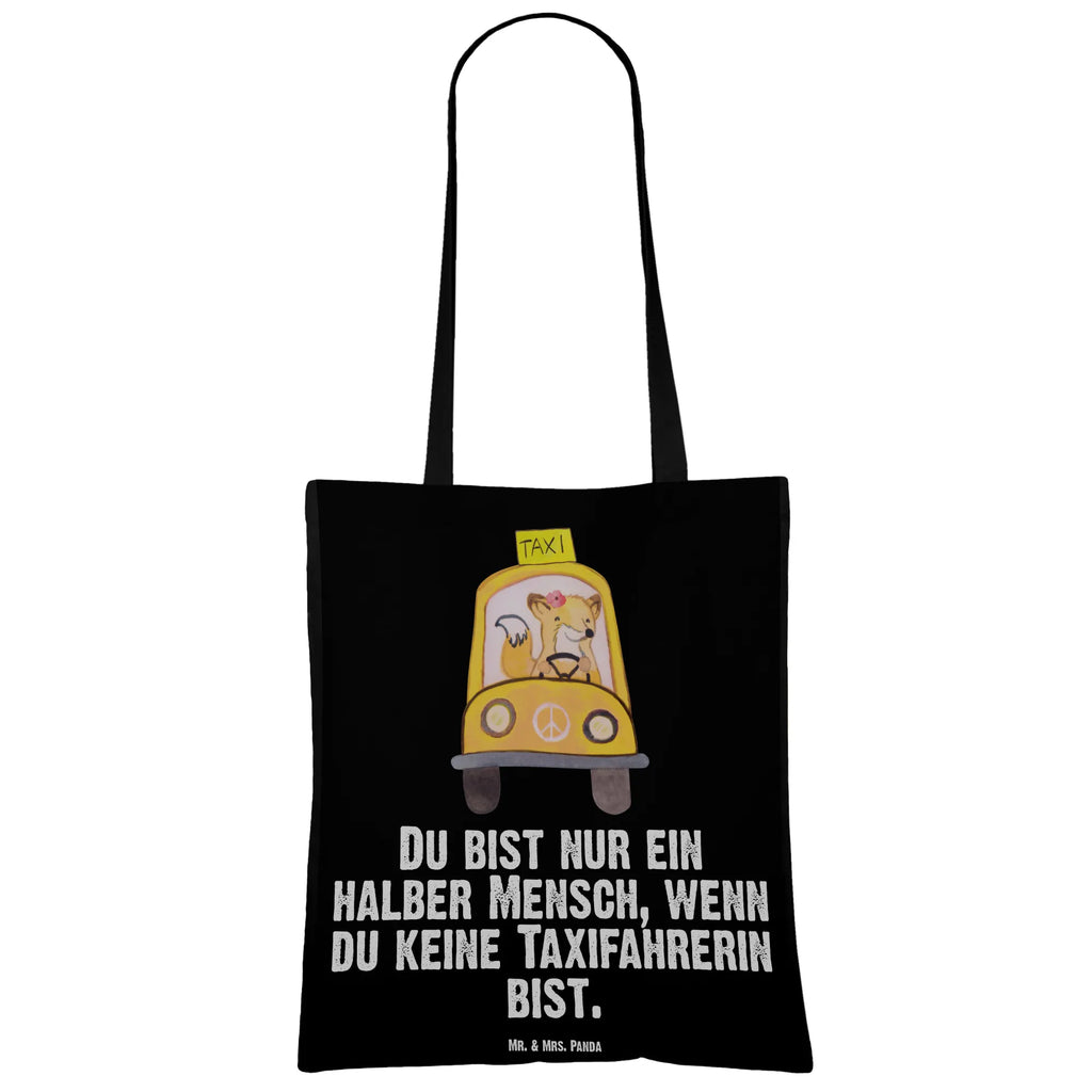 Tragetasche Taxifahrerin mit Herz Beuteltasche, Beutel, Einkaufstasche, Jutebeutel, Stoffbeutel, Tasche, Shopper, Umhängetasche, Strandtasche, Schultertasche, Stofftasche, Tragetasche, Badetasche, Jutetasche, Einkaufstüte, Laptoptasche, Beruf, Ausbildung, Jubiläum, Abschied, Rente, Kollege, Kollegin, Geschenk, Schenken, Arbeitskollege, Mitarbeiter, Firma, Danke, Dankeschön