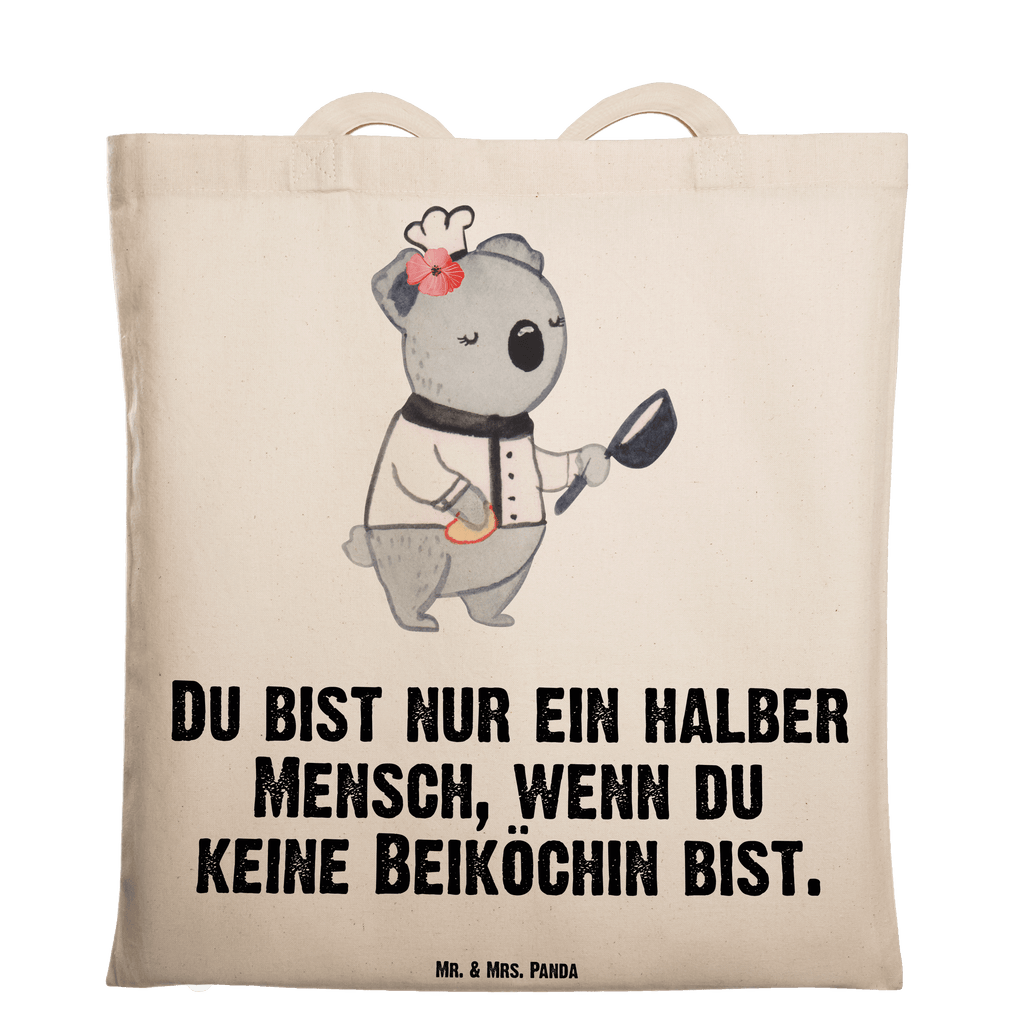 Tragetasche Beiköchin mit Herz Beuteltasche, Beutel, Einkaufstasche, Jutebeutel, Stoffbeutel, Tasche, Shopper, Umhängetasche, Strandtasche, Schultertasche, Stofftasche, Tragetasche, Badetasche, Jutetasche, Einkaufstüte, Laptoptasche, Beruf, Ausbildung, Jubiläum, Abschied, Rente, Kollege, Kollegin, Geschenk, Schenken, Arbeitskollege, Mitarbeiter, Firma, Danke, Dankeschön, Beiköchin, Spülhilfe, Hilfsköchin, Jungkoch, Küchenhilfe, Gastronomie, Restaurant, Köchin