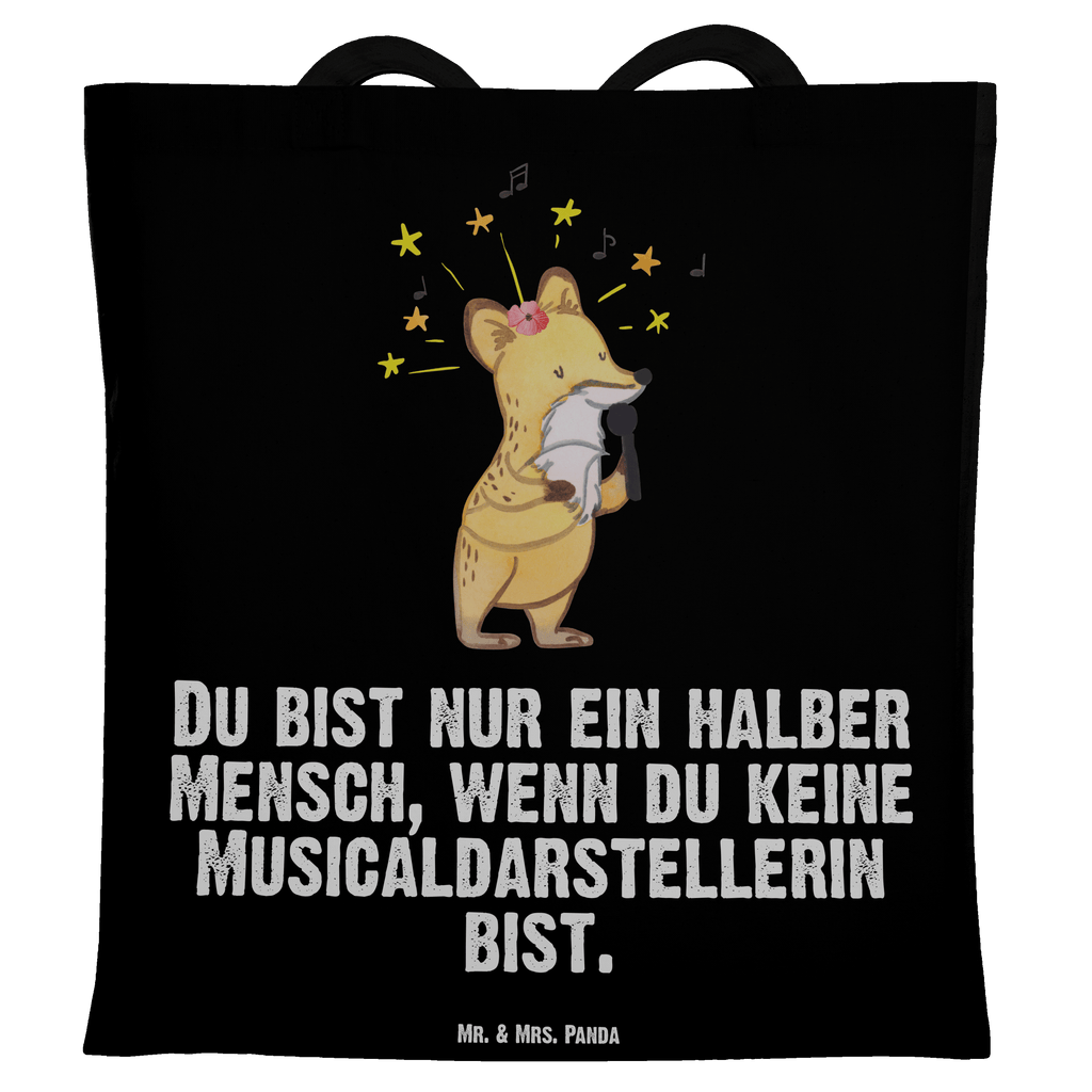 Tragetasche Musicaldarstellerin mit Herz Beuteltasche, Beutel, Einkaufstasche, Jutebeutel, Stoffbeutel, Tasche, Shopper, Umhängetasche, Strandtasche, Schultertasche, Stofftasche, Tragetasche, Badetasche, Jutetasche, Einkaufstüte, Laptoptasche, Beruf, Ausbildung, Jubiläum, Abschied, Rente, Kollege, Kollegin, Geschenk, Schenken, Arbeitskollege, Mitarbeiter, Firma, Danke, Dankeschön