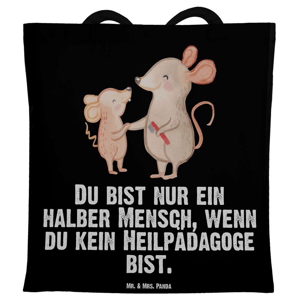 Tragetasche Heilpädagoge mit Herz Beuteltasche, Beutel, Einkaufstasche, Jutebeutel, Stoffbeutel, Tasche, Shopper, Umhängetasche, Strandtasche, Schultertasche, Stofftasche, Tragetasche, Badetasche, Jutetasche, Einkaufstüte, Laptoptasche, Beruf, Ausbildung, Jubiläum, Abschied, Rente, Kollege, Kollegin, Geschenk, Schenken, Arbeitskollege, Mitarbeiter, Firma, Danke, Dankeschön, Heilpädagoge, Heilpädagogik, Studium