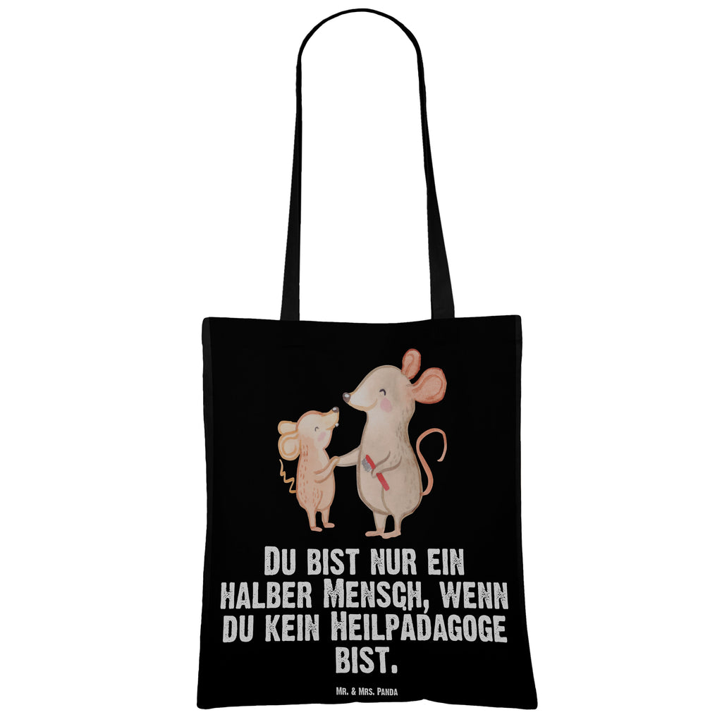 Tragetasche Heilpädagoge mit Herz Beuteltasche, Beutel, Einkaufstasche, Jutebeutel, Stoffbeutel, Tasche, Shopper, Umhängetasche, Strandtasche, Schultertasche, Stofftasche, Tragetasche, Badetasche, Jutetasche, Einkaufstüte, Laptoptasche, Beruf, Ausbildung, Jubiläum, Abschied, Rente, Kollege, Kollegin, Geschenk, Schenken, Arbeitskollege, Mitarbeiter, Firma, Danke, Dankeschön, Heilpädagoge, Heilpädagogik, Studium