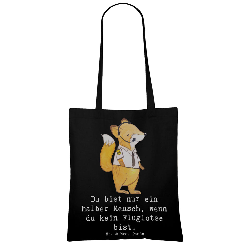 Tragetasche Fluglotse mit Herz Beuteltasche, Beutel, Einkaufstasche, Jutebeutel, Stoffbeutel, Tasche, Shopper, Umhängetasche, Strandtasche, Schultertasche, Stofftasche, Tragetasche, Badetasche, Jutetasche, Einkaufstüte, Laptoptasche, Beruf, Ausbildung, Jubiläum, Abschied, Rente, Kollege, Kollegin, Geschenk, Schenken, Arbeitskollege, Mitarbeiter, Firma, Danke, Dankeschön, Fluglotse, Flugverkehrsleiter, Luftfahrtpersonal, Flugsicherung