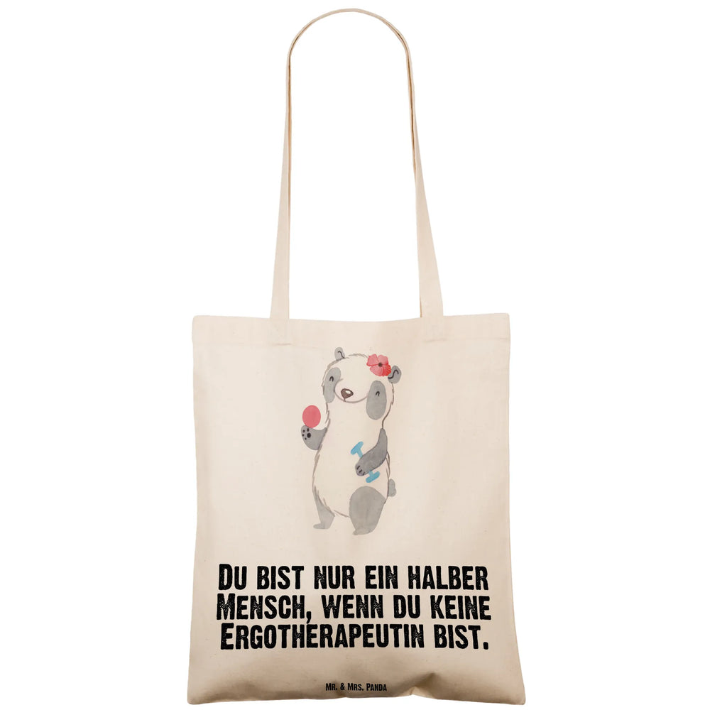 Tragetasche Ergotherapeutin mit Herz Beuteltasche, Beutel, Einkaufstasche, Jutebeutel, Stoffbeutel, Tasche, Shopper, Umhängetasche, Strandtasche, Schultertasche, Stofftasche, Tragetasche, Badetasche, Jutetasche, Einkaufstüte, Laptoptasche, Beruf, Ausbildung, Jubiläum, Abschied, Rente, Kollege, Kollegin, Geschenk, Schenken, Arbeitskollege, Mitarbeiter, Firma, Danke, Dankeschön, Ergotherapeutin, Ergotherapie