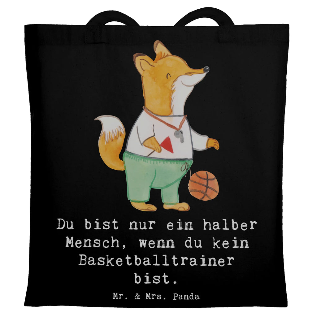 Tragetasche Basketballtrainer mit Herz Beuteltasche, Beutel, Einkaufstasche, Jutebeutel, Stoffbeutel, Tasche, Shopper, Umhängetasche, Strandtasche, Schultertasche, Stofftasche, Tragetasche, Badetasche, Jutetasche, Einkaufstüte, Laptoptasche, Beruf, Ausbildung, Jubiläum, Abschied, Rente, Kollege, Kollegin, Geschenk, Schenken, Arbeitskollege, Mitarbeiter, Firma, Danke, Dankeschön, Basketballtrainer, Basketball, Sport, Ballsport, Basketballcoach, Basketballer, Verein