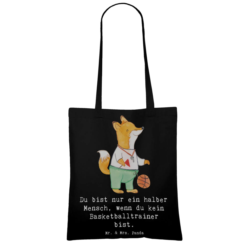 Tragetasche Basketballtrainer mit Herz Beuteltasche, Beutel, Einkaufstasche, Jutebeutel, Stoffbeutel, Tasche, Shopper, Umhängetasche, Strandtasche, Schultertasche, Stofftasche, Tragetasche, Badetasche, Jutetasche, Einkaufstüte, Laptoptasche, Beruf, Ausbildung, Jubiläum, Abschied, Rente, Kollege, Kollegin, Geschenk, Schenken, Arbeitskollege, Mitarbeiter, Firma, Danke, Dankeschön, Basketballtrainer, Basketball, Sport, Ballsport, Basketballcoach, Basketballer, Verein