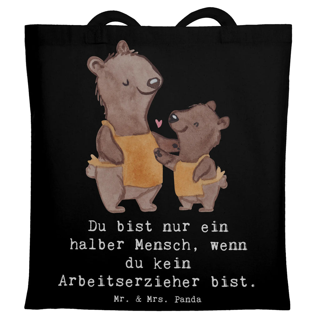 Tragetasche Arbeitserzieher mit Herz Beuteltasche, Beutel, Einkaufstasche, Jutebeutel, Stoffbeutel, Tasche, Shopper, Umhängetasche, Strandtasche, Schultertasche, Stofftasche, Tragetasche, Badetasche, Jutetasche, Einkaufstüte, Laptoptasche, Beruf, Ausbildung, Jubiläum, Abschied, Rente, Kollege, Kollegin, Geschenk, Schenken, Arbeitskollege, Mitarbeiter, Firma, Danke, Dankeschön, Arbeitserzieher, Arbeitspädagoge, Studium