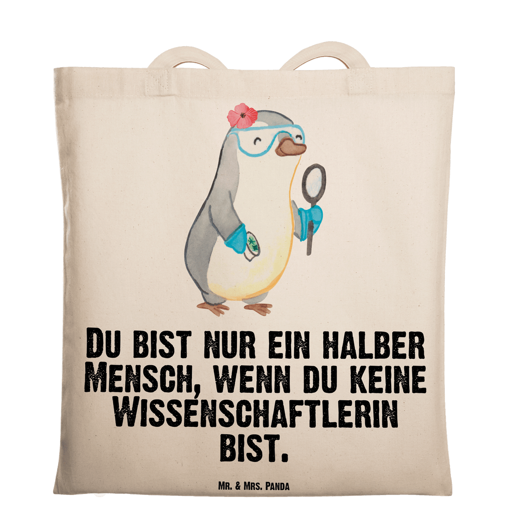 Tragetasche Wissenschaftlerin mit Herz Beuteltasche, Beutel, Einkaufstasche, Jutebeutel, Stoffbeutel, Tasche, Shopper, Umhängetasche, Strandtasche, Schultertasche, Stofftasche, Tragetasche, Badetasche, Jutetasche, Einkaufstüte, Laptoptasche, Beruf, Ausbildung, Jubiläum, Abschied, Rente, Kollege, Kollegin, Geschenk, Schenken, Arbeitskollege, Mitarbeiter, Firma, Danke, Dankeschön, Wissenschaftlerin, Forscherin, Akademikerin, Universität, Forschungseinrichtung