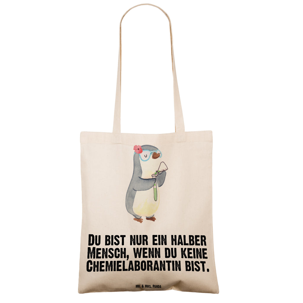 Tragetasche Chemielaborantin mit Herz Beuteltasche, Beutel, Einkaufstasche, Jutebeutel, Stoffbeutel, Tasche, Shopper, Umhängetasche, Strandtasche, Schultertasche, Stofftasche, Tragetasche, Badetasche, Jutetasche, Einkaufstüte, Laptoptasche, Beruf, Ausbildung, Jubiläum, Abschied, Rente, Kollege, Kollegin, Geschenk, Schenken, Arbeitskollege, Mitarbeiter, Firma, Danke, Dankeschön, Chemikerin, Chemielaborantin, Naturwissenschaftlerin, Labor, Studium, Forschung, Wissenschaftlerin