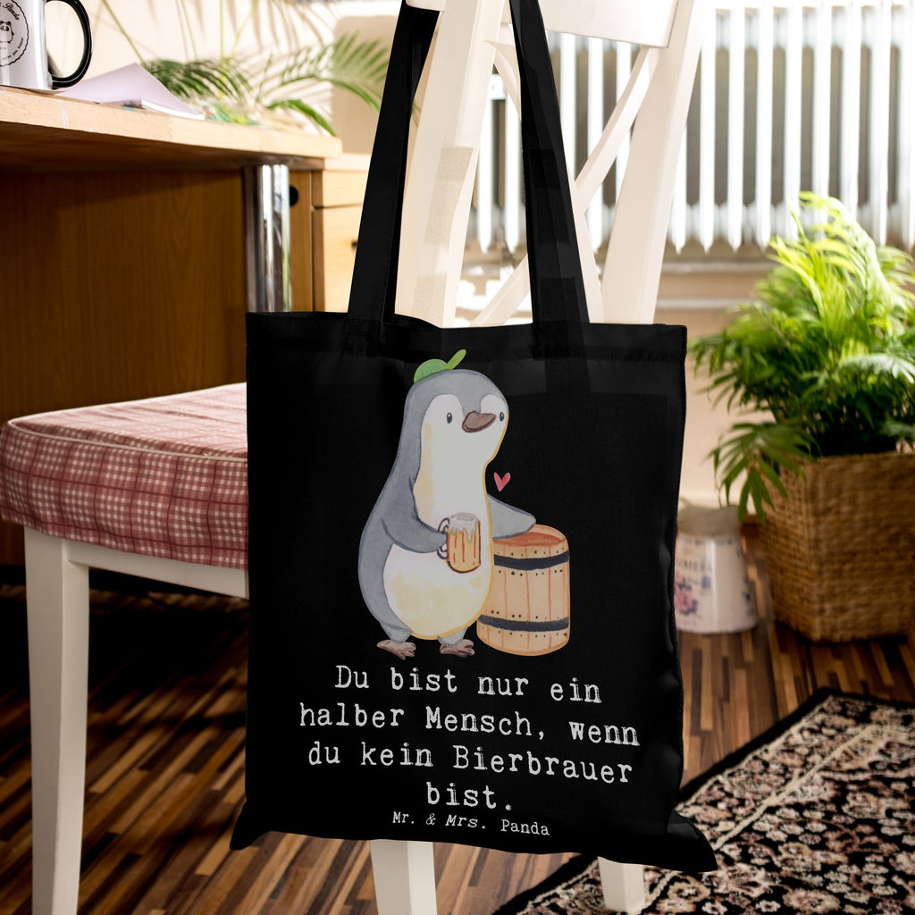 Tragetasche Bierbrauer mit Herz Beuteltasche, Beutel, Einkaufstasche, Jutebeutel, Stoffbeutel, Tasche, Shopper, Umhängetasche, Strandtasche, Schultertasche, Stofftasche, Tragetasche, Badetasche, Jutetasche, Einkaufstüte, Laptoptasche, Beruf, Ausbildung, Jubiläum, Abschied, Rente, Kollege, Kollegin, Geschenk, Schenken, Arbeitskollege, Mitarbeiter, Firma, Danke, Dankeschön, Bierbrauer, Biertrinker, Bierkenner, Biergeschenk, Hobbybrauen, Heimbrauen, Selbstbrauen, Bierliebe, Bierfass