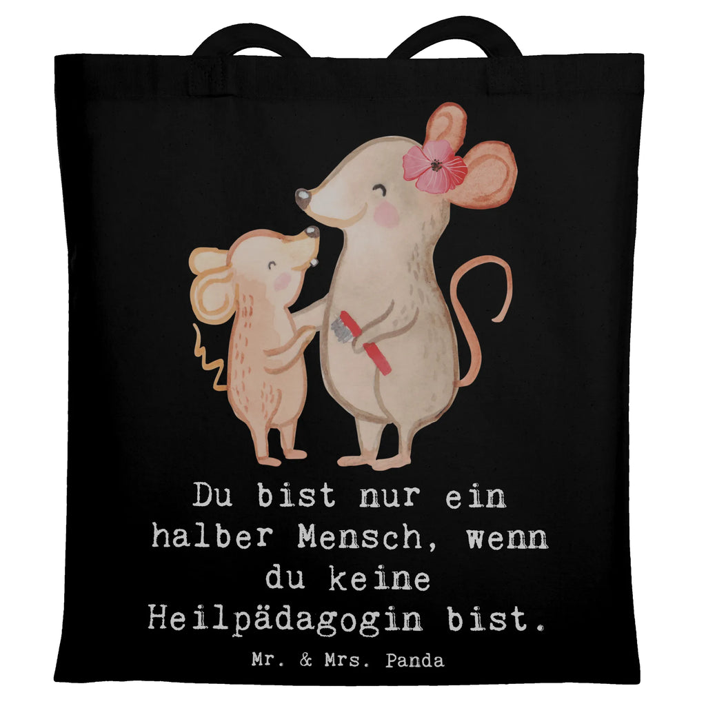 Tragetasche Heilpädagogin mit Herz Beuteltasche, Beutel, Einkaufstasche, Jutebeutel, Stoffbeutel, Tasche, Shopper, Umhängetasche, Strandtasche, Schultertasche, Stofftasche, Tragetasche, Badetasche, Jutetasche, Einkaufstüte, Laptoptasche, Beruf, Ausbildung, Jubiläum, Abschied, Rente, Kollege, Kollegin, Geschenk, Schenken, Arbeitskollege, Mitarbeiter, Firma, Danke, Dankeschön, Heilpädagogin, Heilpädagogik, Studium