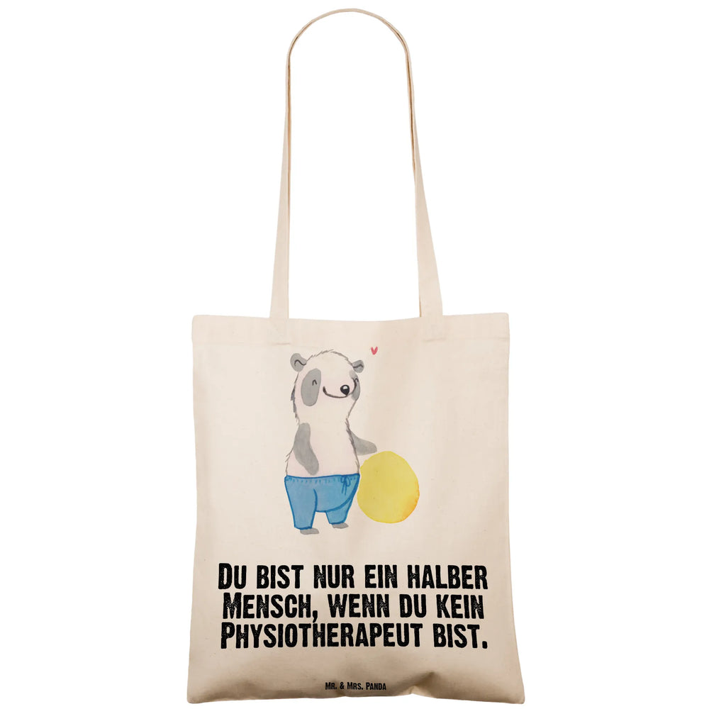 Tragetasche Physiotherapeut mit Herz Beuteltasche, Beutel, Einkaufstasche, Jutebeutel, Stoffbeutel, Tasche, Shopper, Umhängetasche, Strandtasche, Schultertasche, Stofftasche, Tragetasche, Badetasche, Jutetasche, Einkaufstüte, Laptoptasche, Beruf, Ausbildung, Jubiläum, Abschied, Rente, Kollege, Kollegin, Geschenk, Schenken, Arbeitskollege, Mitarbeiter, Firma, Danke, Dankeschön