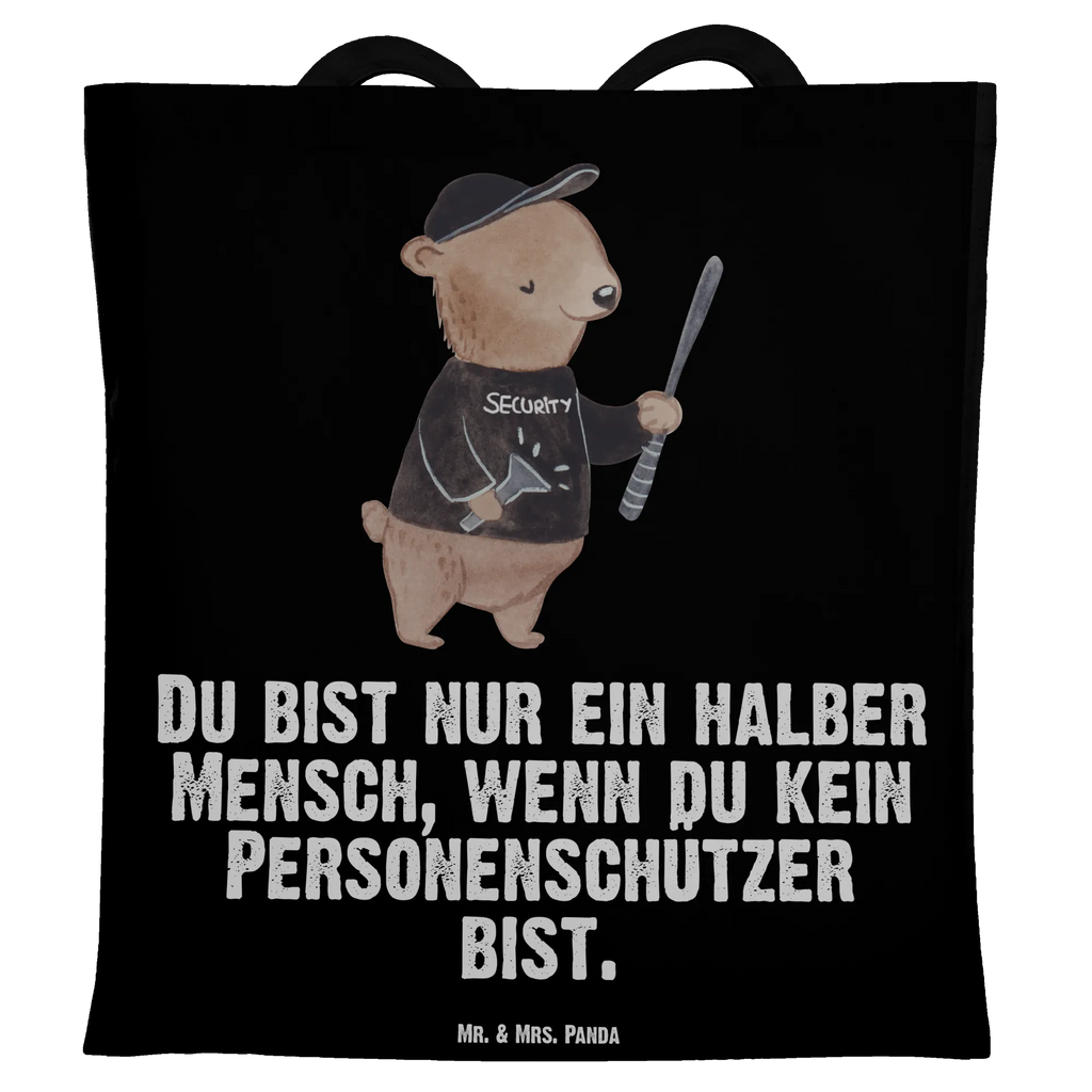 Tragetasche Personenschützer mit Herz Beuteltasche, Beutel, Einkaufstasche, Jutebeutel, Stoffbeutel, Tasche, Shopper, Umhängetasche, Strandtasche, Schultertasche, Stofftasche, Tragetasche, Badetasche, Jutetasche, Einkaufstüte, Laptoptasche, Beruf, Ausbildung, Jubiläum, Abschied, Rente, Kollege, Kollegin, Geschenk, Schenken, Arbeitskollege, Mitarbeiter, Firma, Danke, Dankeschön, Bodyguard, Personenschützer