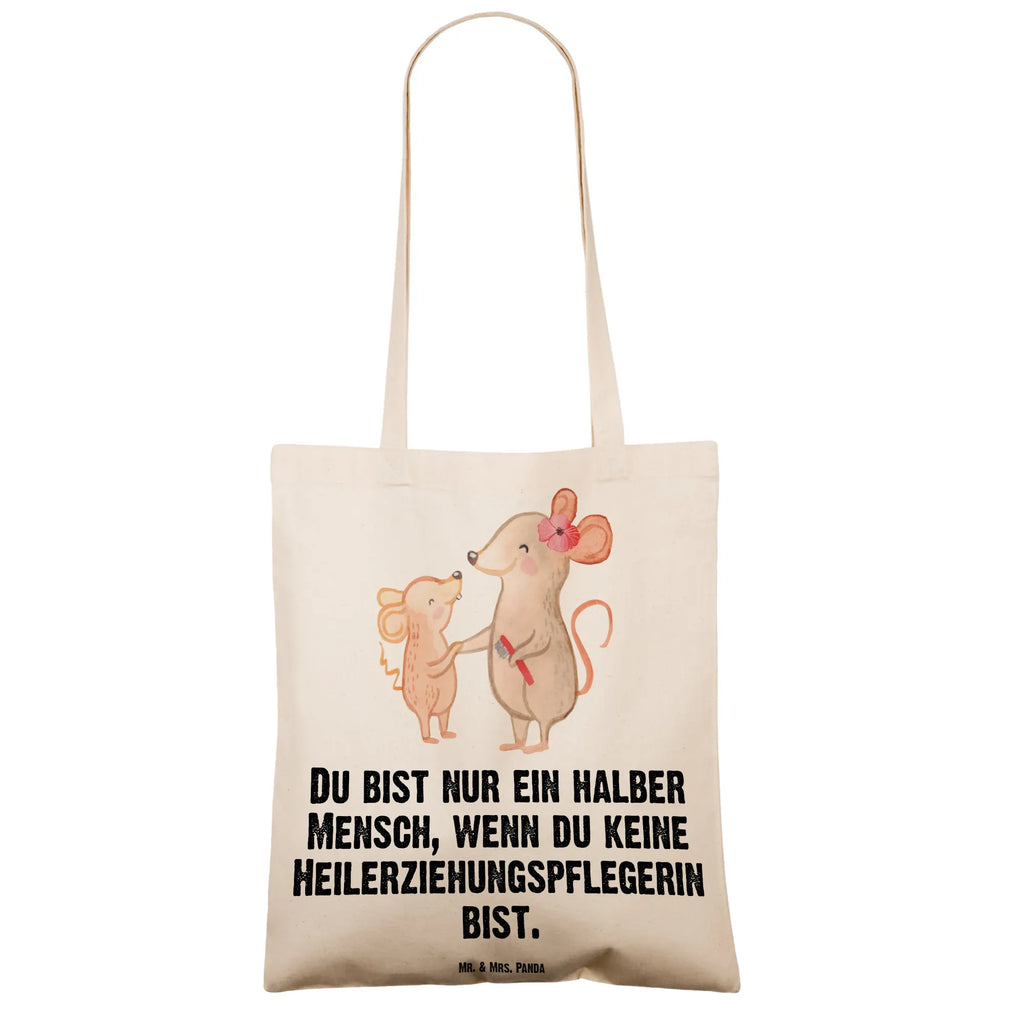 Tragetasche Heilerziehungspflegerin mit Herz Beuteltasche, Beutel, Einkaufstasche, Jutebeutel, Stoffbeutel, Tasche, Shopper, Umhängetasche, Strandtasche, Schultertasche, Stofftasche, Tragetasche, Badetasche, Jutetasche, Einkaufstüte, Laptoptasche, Beruf, Ausbildung, Jubiläum, Abschied, Rente, Kollege, Kollegin, Geschenk, Schenken, Arbeitskollege, Mitarbeiter, Firma, Danke, Dankeschön, Heilerziehungspflegerin, Heilpädagogin