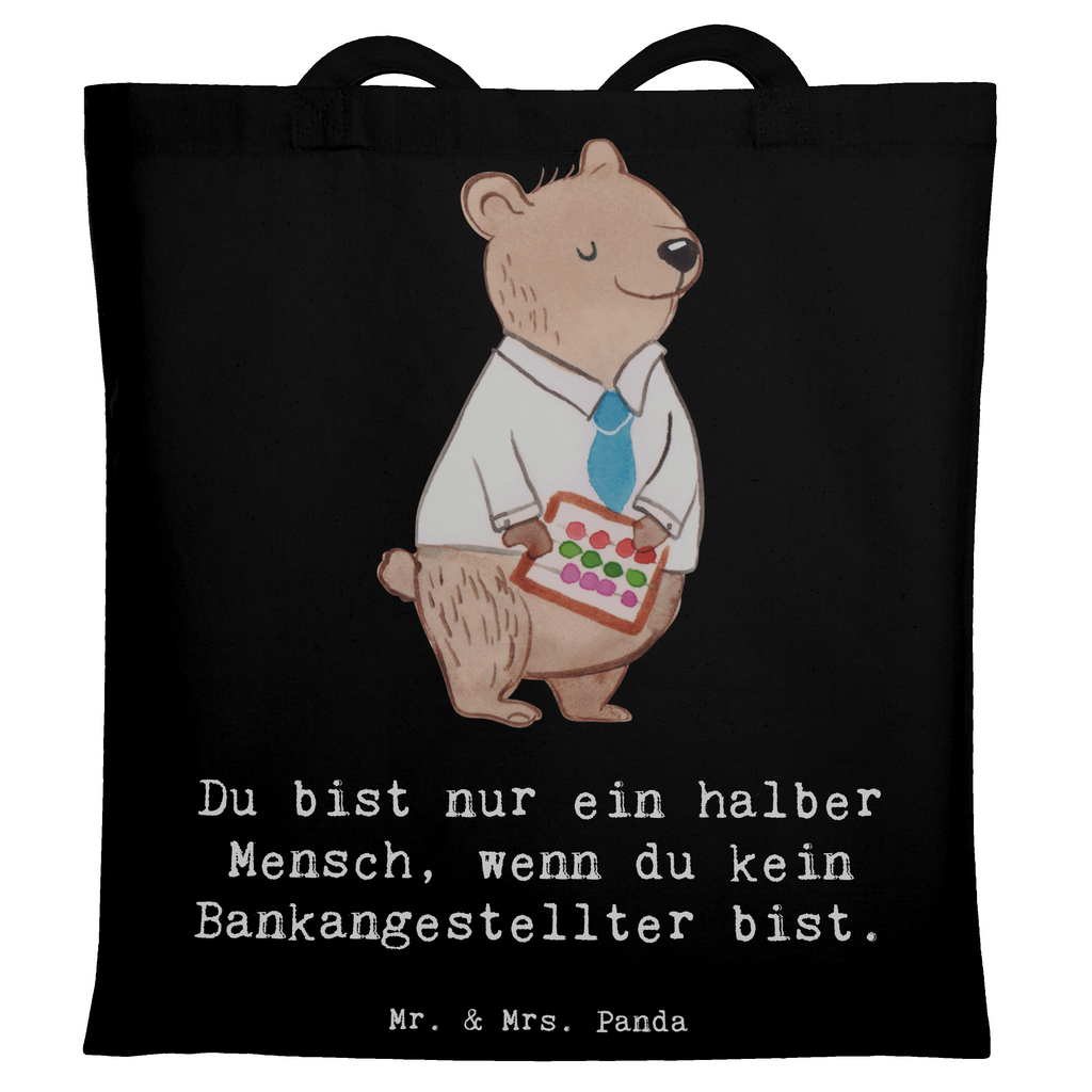 Tragetasche Bankangestellter mit Herz Beuteltasche, Beutel, Einkaufstasche, Jutebeutel, Stoffbeutel, Tasche, Shopper, Umhängetasche, Strandtasche, Schultertasche, Stofftasche, Tragetasche, Badetasche, Jutetasche, Einkaufstüte, Laptoptasche, Beruf, Ausbildung, Jubiläum, Abschied, Rente, Kollege, Kollegin, Geschenk, Schenken, Arbeitskollege, Mitarbeiter, Firma, Danke, Dankeschön, Bankangestellter, Bankfachmann, Bänker, Bankberater