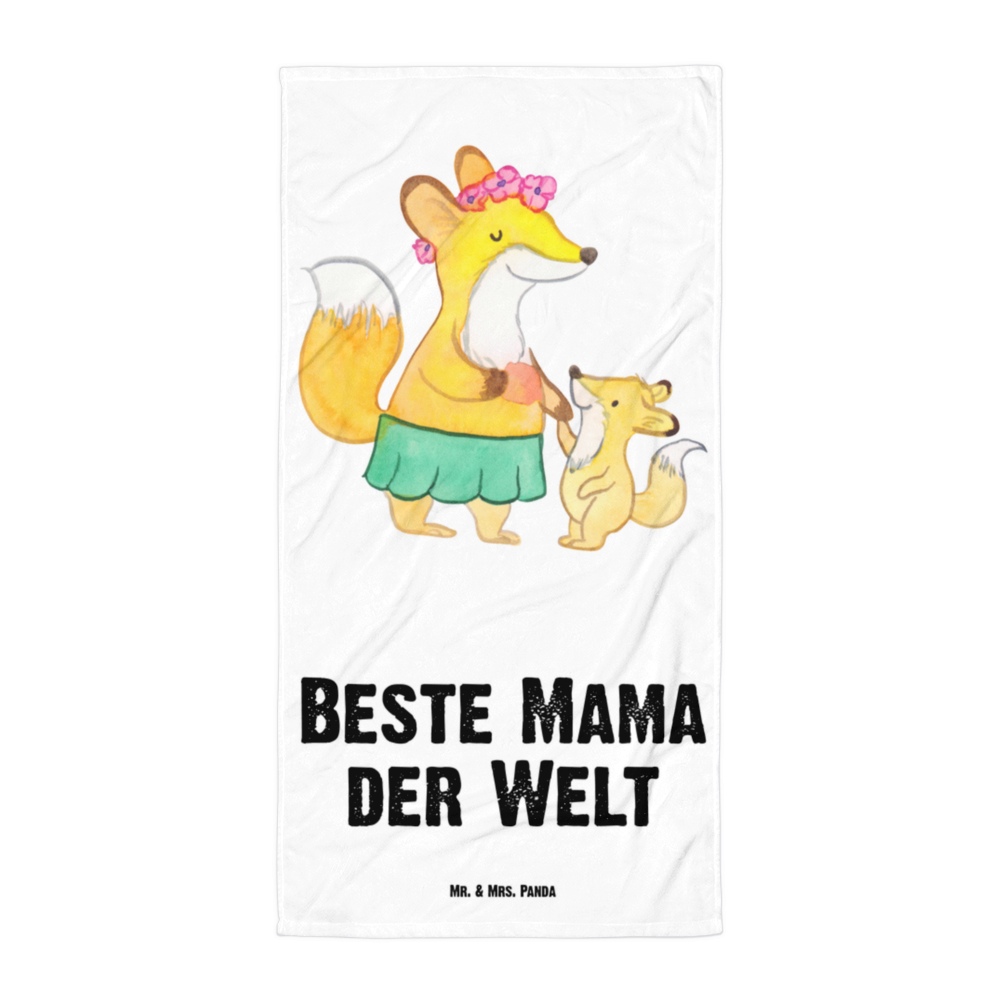 XL Badehandtuch Fuchs Beste Mama der Welt Handtuch, Badetuch, Duschtuch, Strandtuch, Saunatuch, für, Dankeschön, Geschenk, Schenken, Geburtstag, Geburtstagsgeschenk, Geschenkidee, Danke, Bedanken, Mitbringsel, Freude machen, Geschenktipp, Mama, Mami, Mutter, Muttertag, Mutti, Ma, Tochter, Sohn, Beste Mama, Beste, Supermama